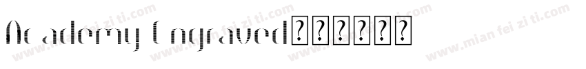 Academy Engraved字体转换